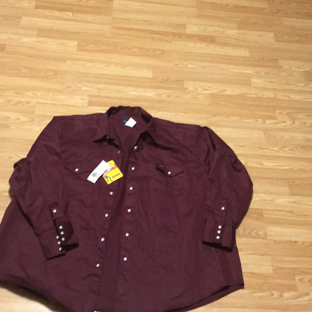 Men’s big and tall 4x wrangler button up shirt